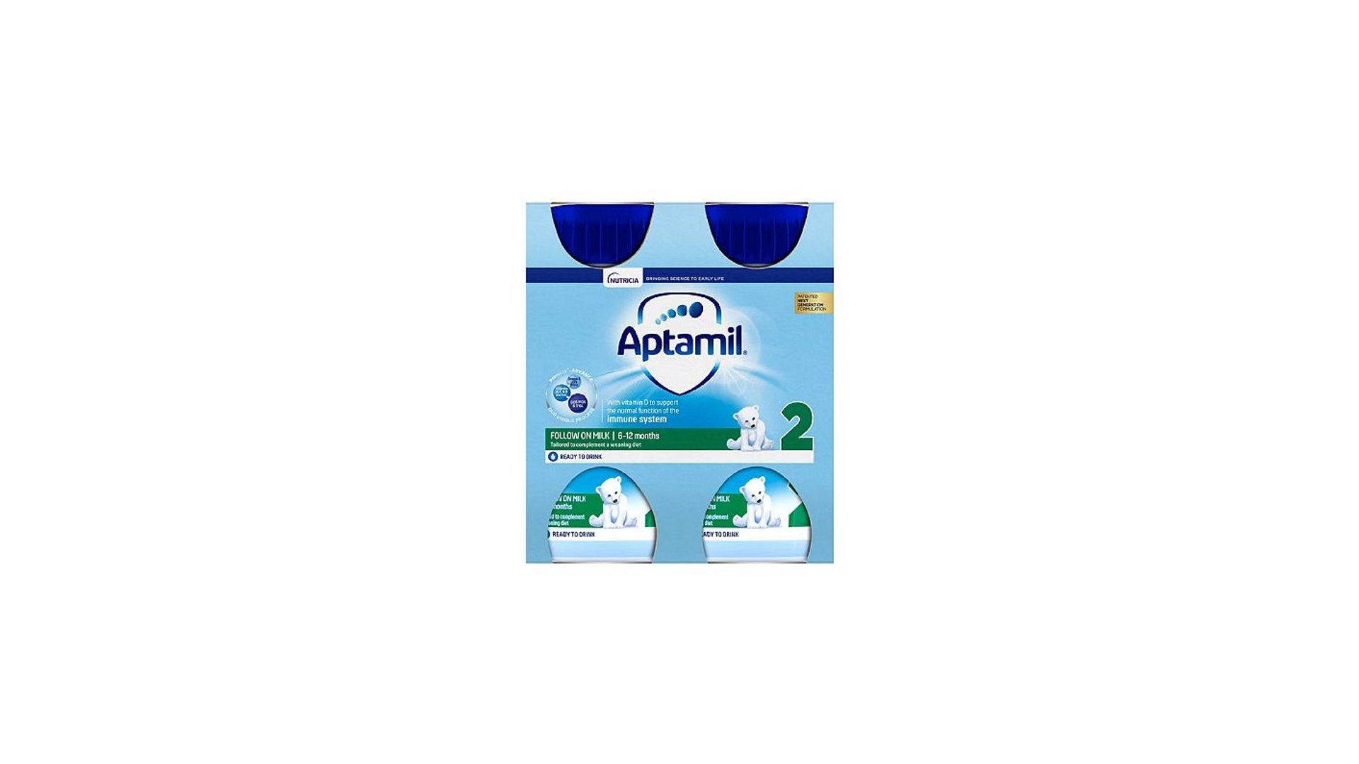 Aptamil 2 Follow On Baby Milk Formula Liquid 6-12 Months Multipack 4x2 –  Kinbbow Jewelry