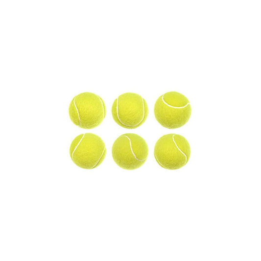 6 X Tennis Balls Durable Strong Sports Balls Light Green Colour