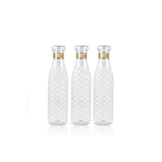 Water Bottle With Diamond Cut Used By Kids, Children's ( 3 pcs )