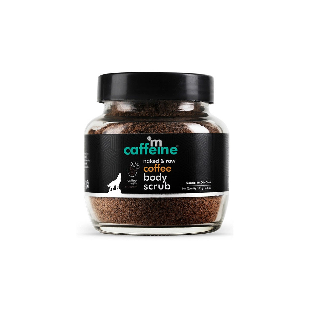 mCaffeine Coffee Body Scrub For Men And Women Exfoliating Scrub For Tan Removal 100gm