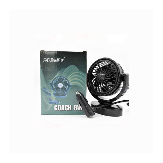 Geomex Coach Fan 8 Inches 12V | High-Speed Efficient Fan